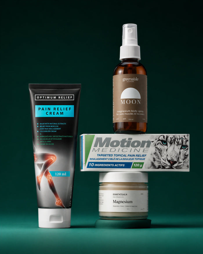 Pain Relief Cream, Magnesium Body Spray, and Motion Medicine - Optimum Mind & Movement Collective