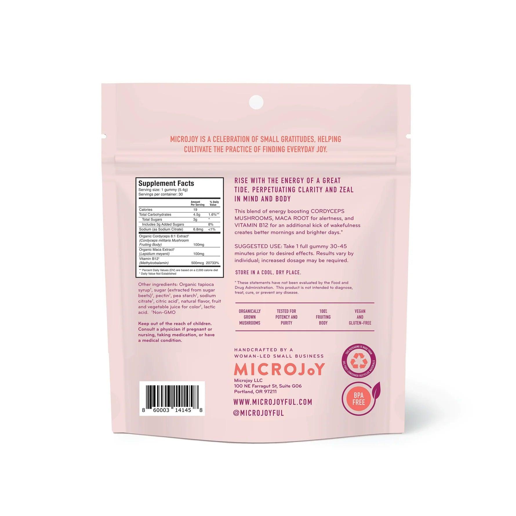 MicroJoy Gummies - Motivate - Buy Online - Optimum Mind & Movement Collective