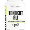 NutraBio Tongkat Ali (LJ100) (200mg) 60 Capsules