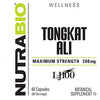 NutraBio Tongkat Ali (LJ100) (200mg) 60 Capsules