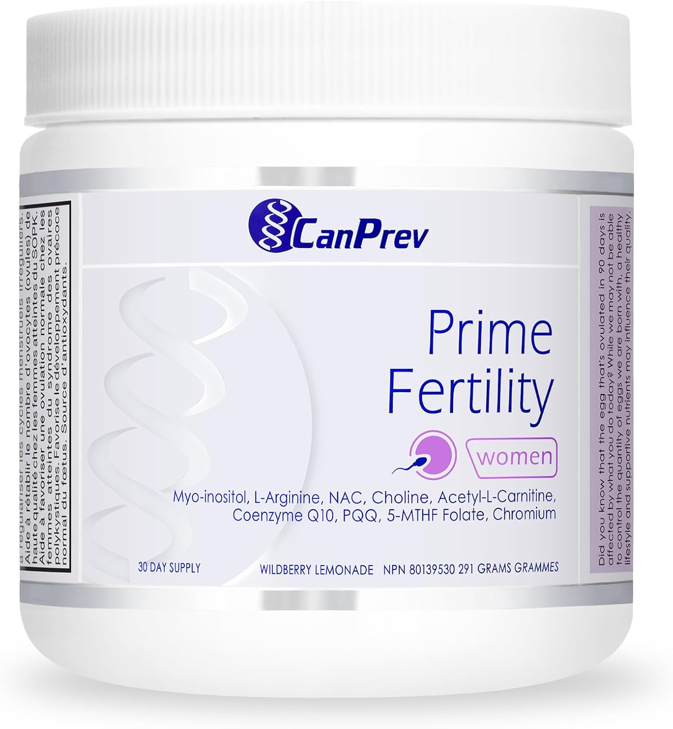 Prime Fertility Powder (formerly Prime Cycle) - Wild Berry Lemonade 291g