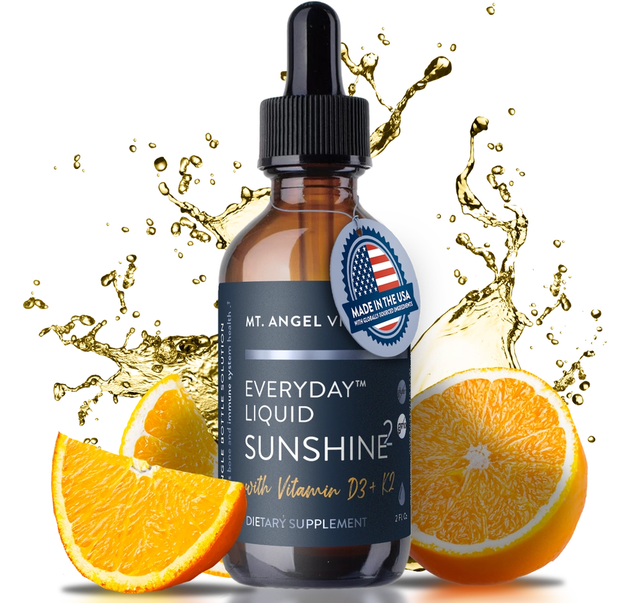 Mt. Angel Vitamins Everyday Liquid Sunshine D3+K2