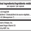 Vitamin D3 + K2